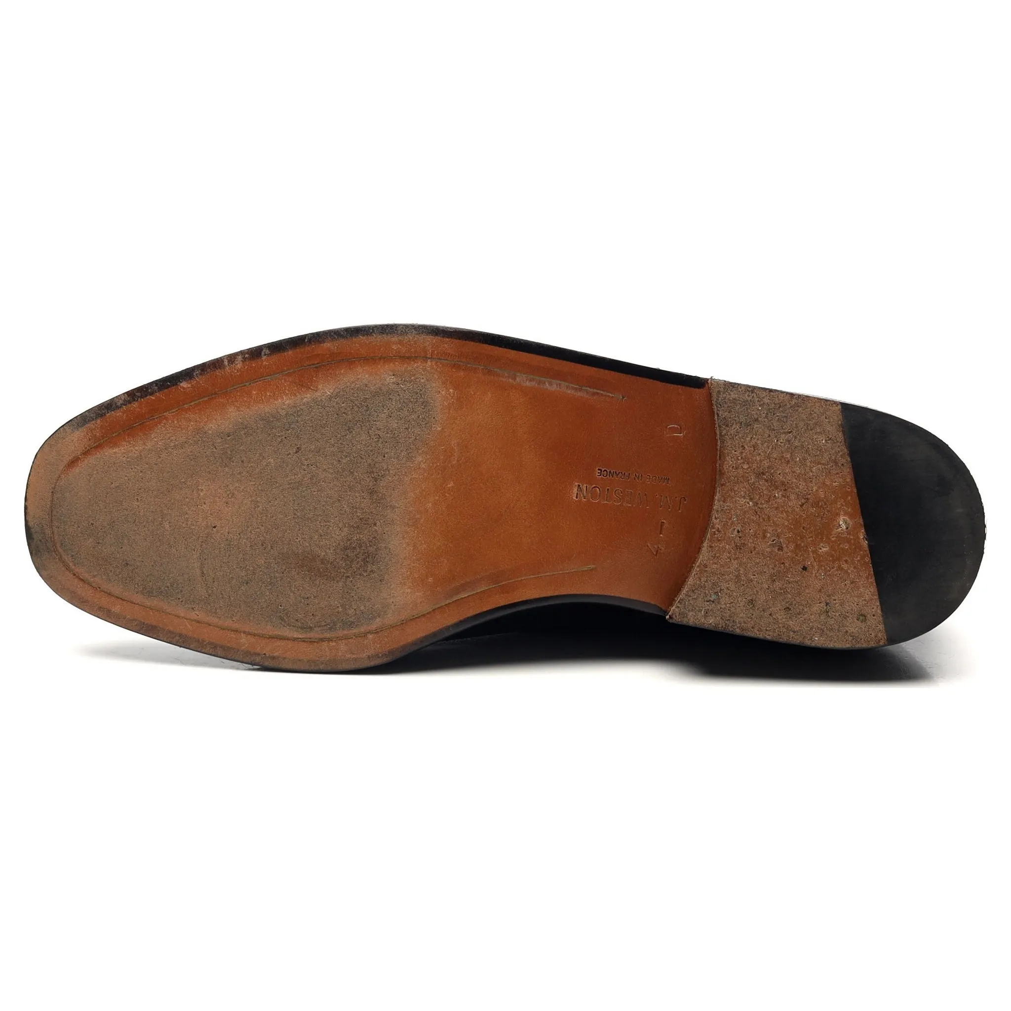 'Women's' Black Leather Double Monk Strap UK 4.5 D
