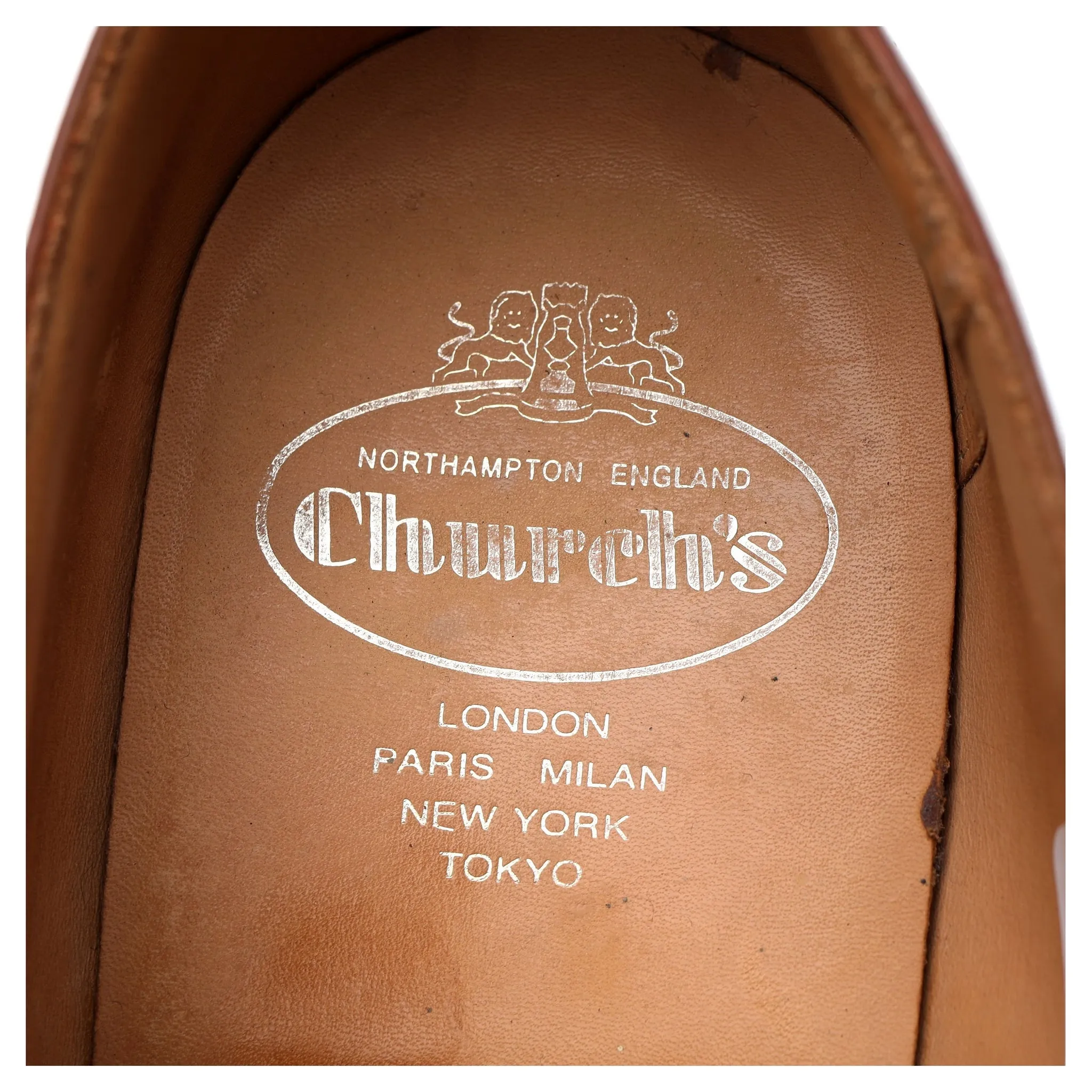 'Woodham' Brown Leather Monk Strap UK 10 F
