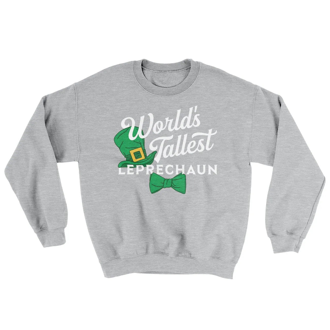 World's Tallest Leprechaun Ugly Sweater