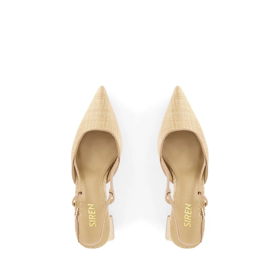 YASMINE - ALMOND NATURAL RAFFIA