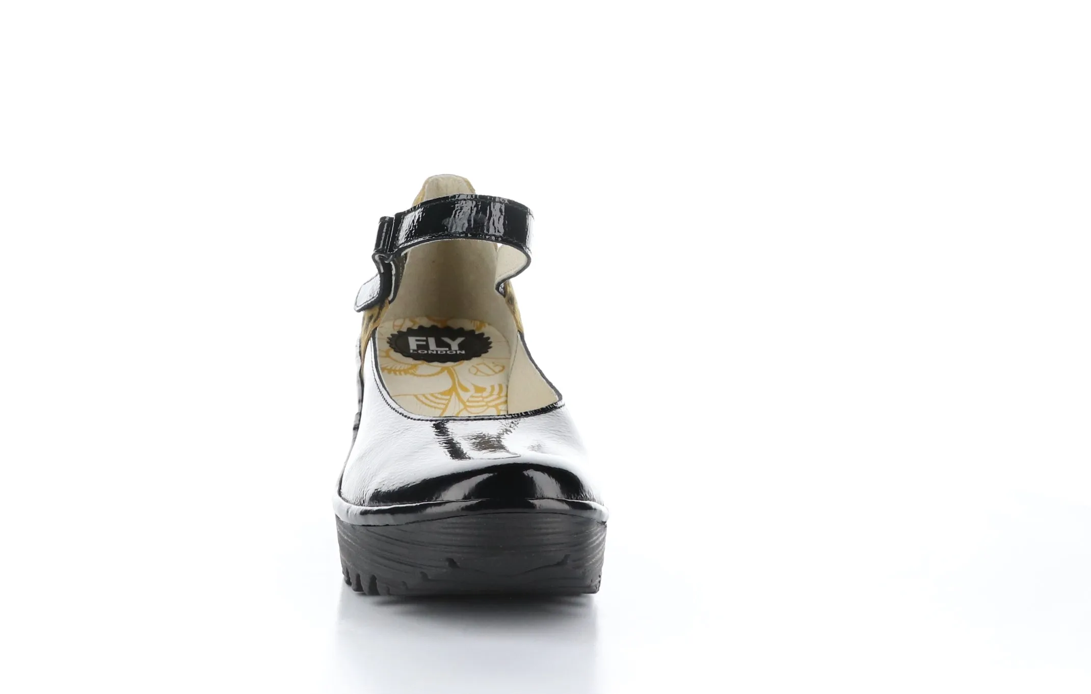Yawo | Black Patent/Tan