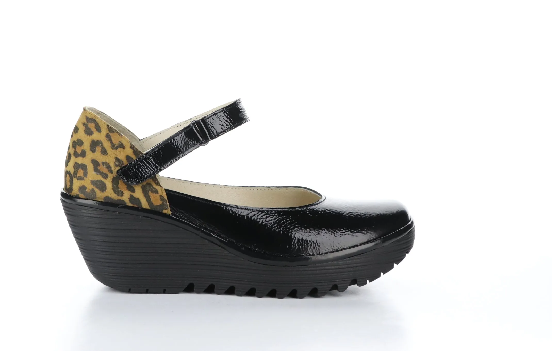 Yawo | Black Patent/Tan