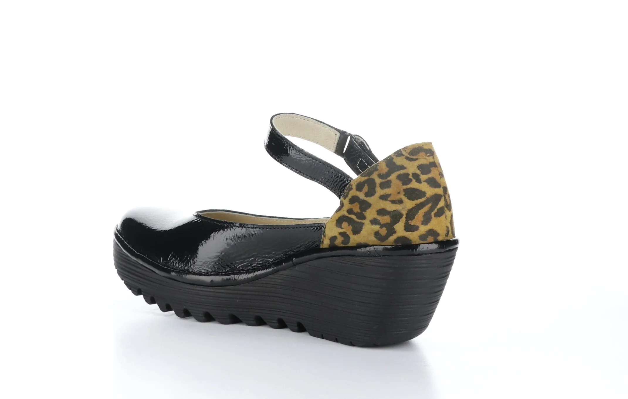 Yawo | Black Patent/Tan