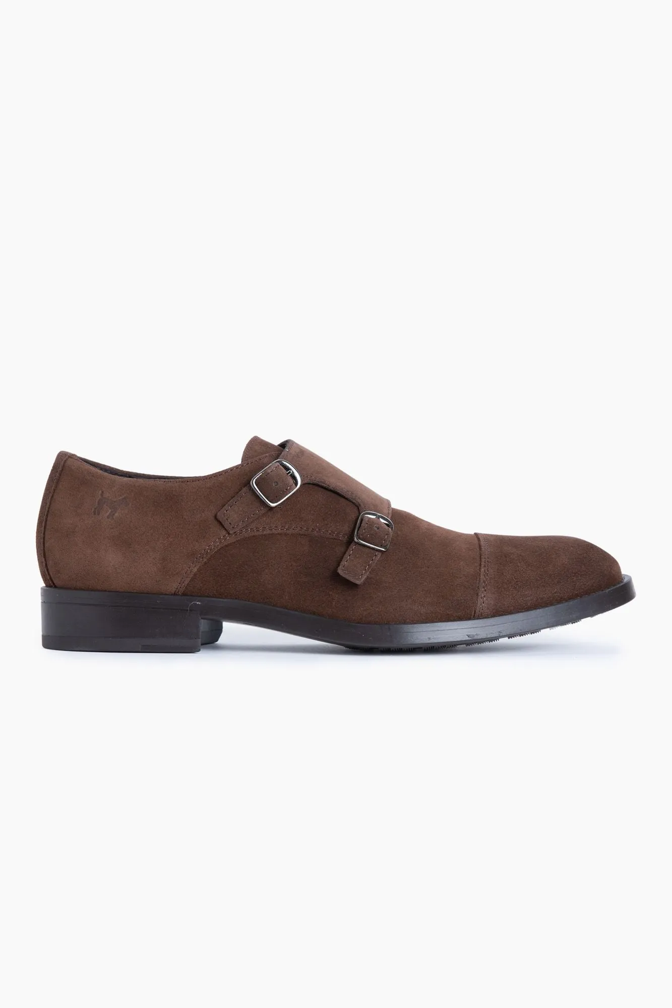 Zapato Monk Strap Piel Marrón