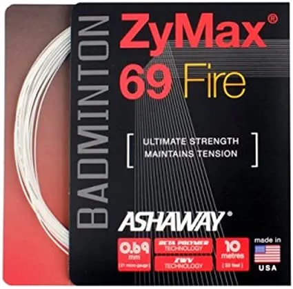 ZyMax 69 Fire Badminton String Set 10m